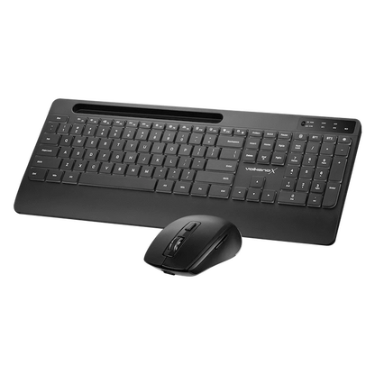 VolkanoX Gem Bluetooth Wireless Keyboard and Mouse - Black