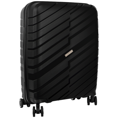 Travelwize Java PP 4-Wheel Spinner 55cm Luggage - Black