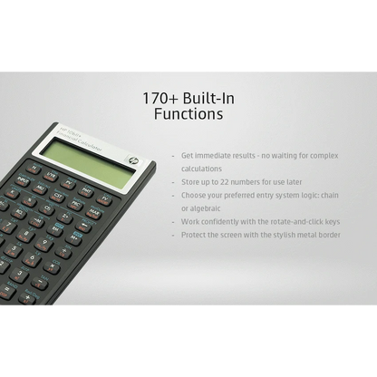 HP 10Bii+ - Business Calculator (Algebraic) - Non-Programmable