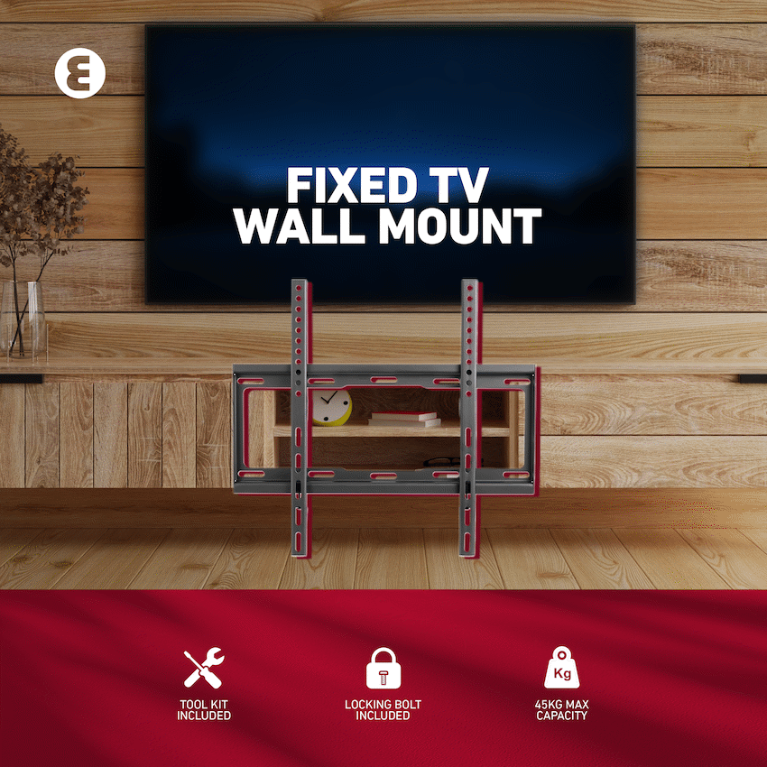 Ellies Solid series Fixed Tv Wall Mount For 32" - 55" TVs