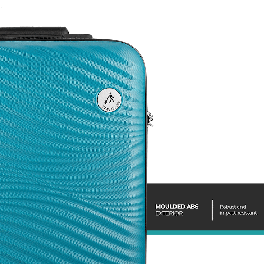 Travelwize Maui ABS 4-Wheel Spinner 55cm Luggage - Ocean