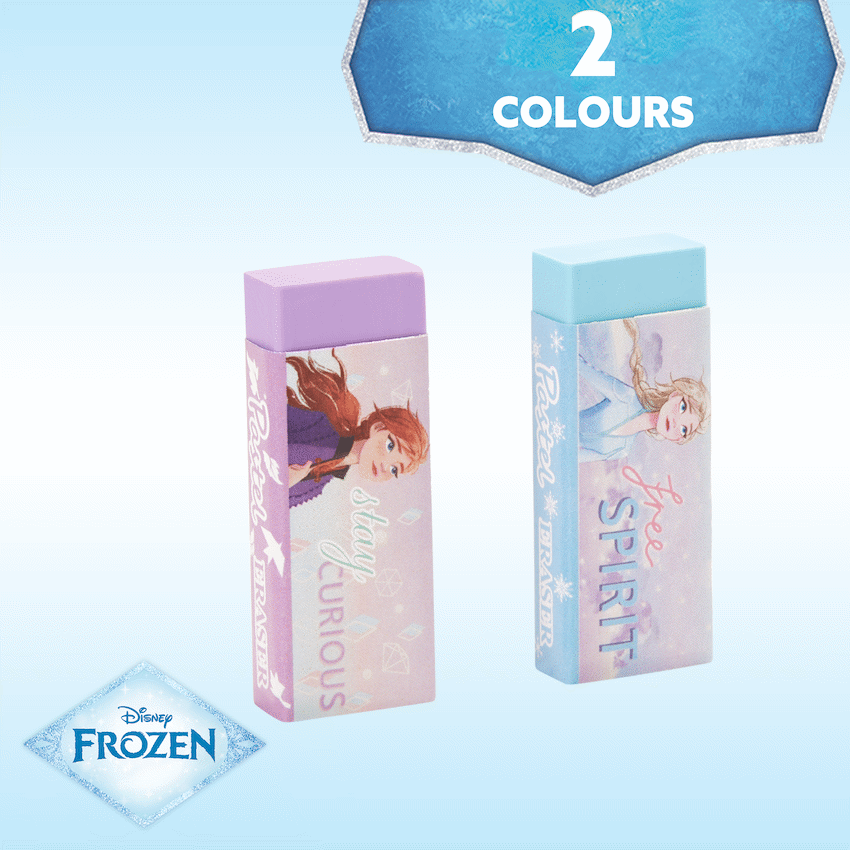 Frozen 2 Pastel Colour Erasers - Multi
