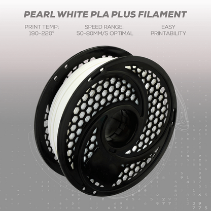 SA Filament Silk PLA Plus Filament 1kg - Pearl White