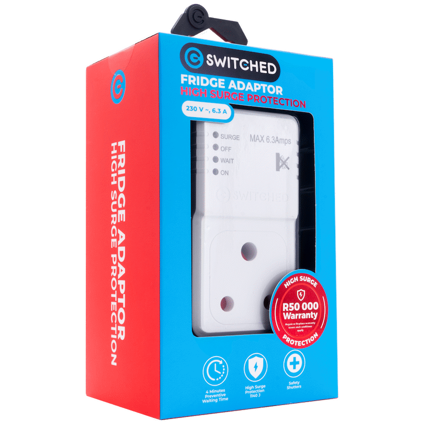 Switched 1-Way Fridge Surge Adaptor