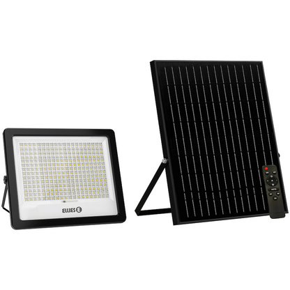 Ellies Nebula Series 300W Solar Flood Light  with 3CCT -BK