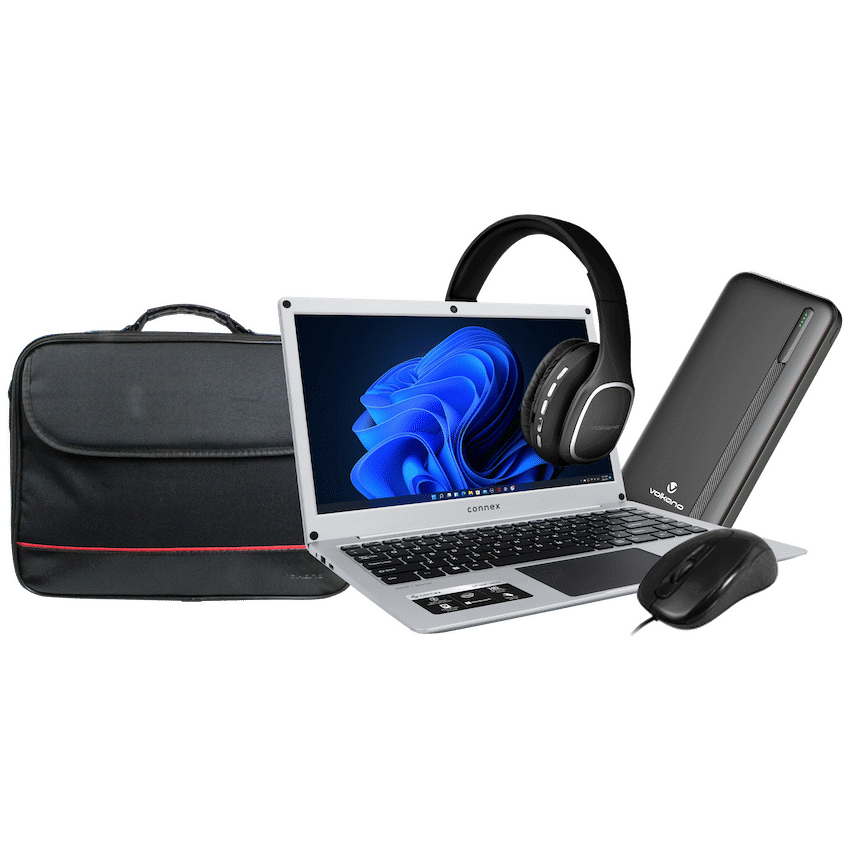 Connex Laptop 14 Celeron 4/128 SSD All I Need Bundle