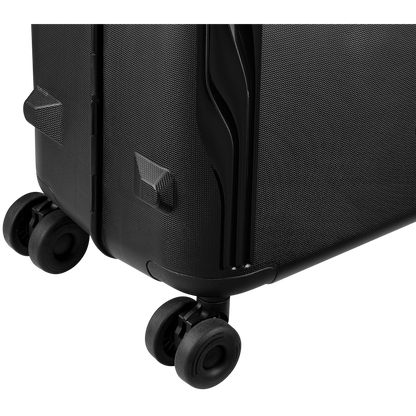Travelwize Clipper PP 3Pc 4-Wheel Spinner Luggage Set Black