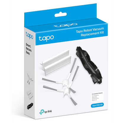 TP-Link Tapo RVA100 Main Brush  x1, Side Brush  x2, HEPA Filter(Large Size)  x2 for Tapo RV10 Lite