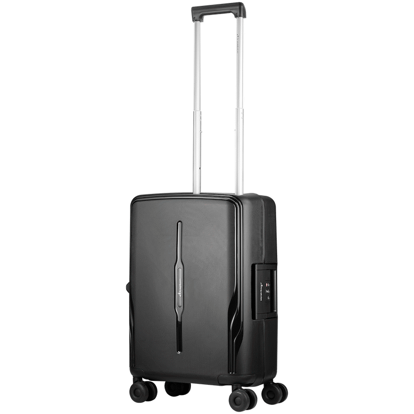Travelwize Clipper PP 55cm 4-Wheel Spinner Luggage Black