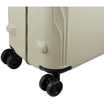 Travelwize Clipper PP 3Pc 4-Wheel Spinner Luggage Set Beige
