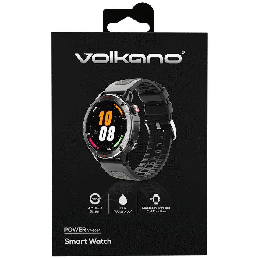 Volkano Power Series Smart Watch - Black
