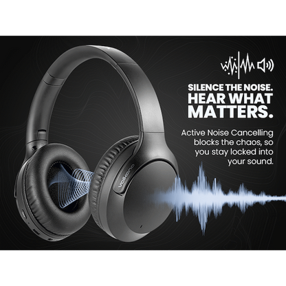 Volkano Odyssey ANC Bluetooth Wireless Headphone - Black