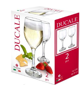 Ducale Wine Glass 270ml 2PCK