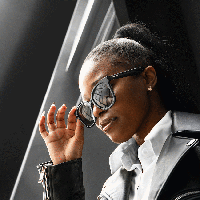 Volkano Sonique Series Bluetooth Audio Glasses - Dark Lenses