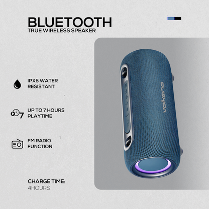 Volkano Mamba 2.0 Series Bluetooth Speaker - Blue