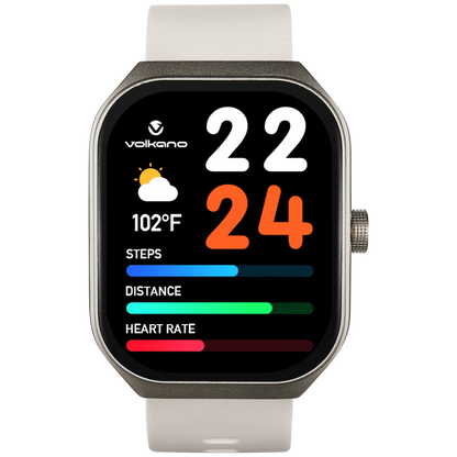 Volkano Spirit Series Smart Watch - Starlight Silver