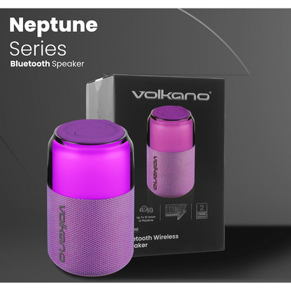 Volkano Neptune Bluetooth Wireless Speaker - Purple