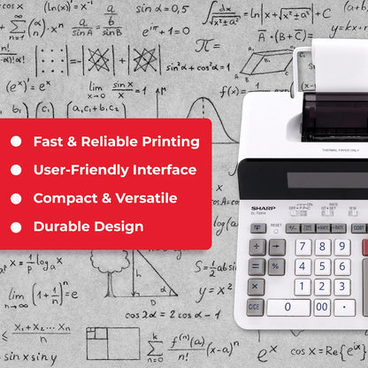 Sharp EL-T3314 Printing Calculator