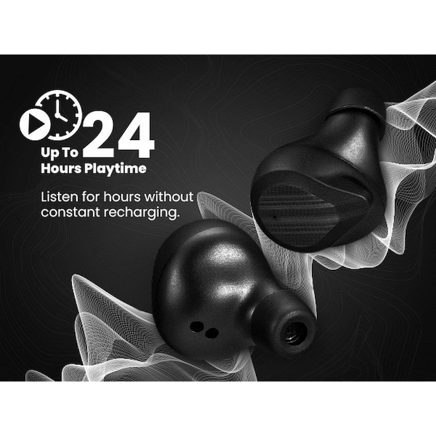 Volkano Scorpio Series True Wireless Earphones - Black