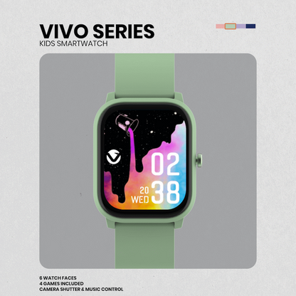 Volkano Vivo Series Kids Smart Watch - Sage Green