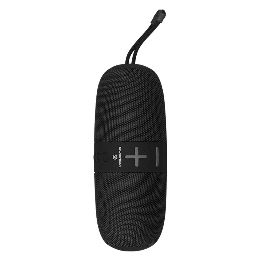 Volkano Flow Series Portable Bluetooth Speaker - Black with Grey Buttons