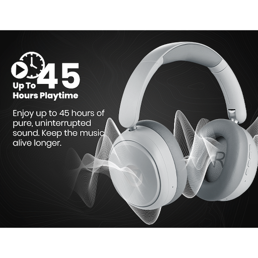 Volkano Lexi Bluetooth Headphone with ANC - Grey