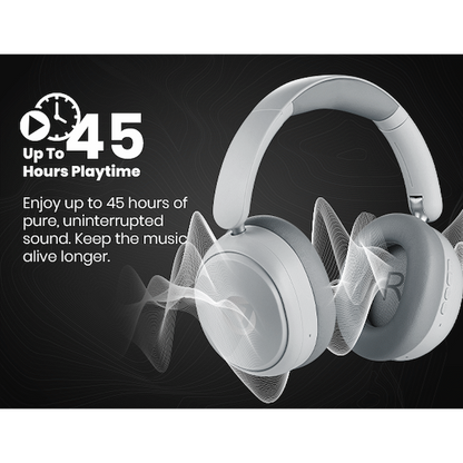 Volkano Lexi Bluetooth Headphone with ANC - Grey