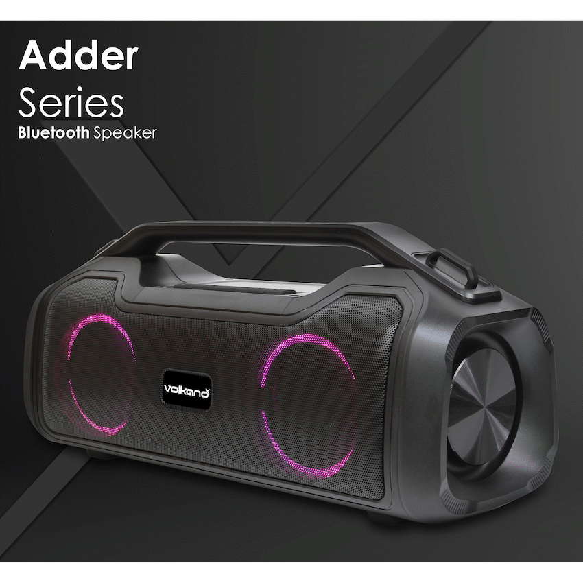 VolkanoX Adder Series Bluetooth Speaker - Black