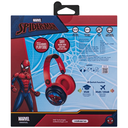 Marvel Spider-Man ANC Padded Bluetooth Headphones