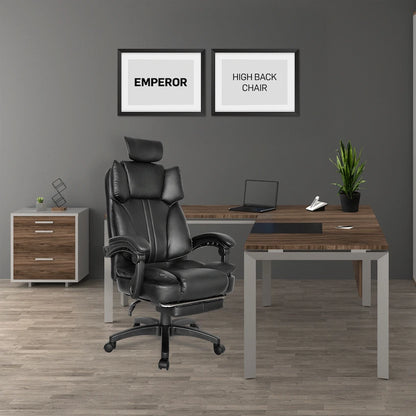 Emperor High Back Chair - Black