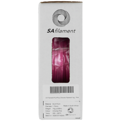 SA Filament Silk PLA Plus Chrome Filament 1kg - Pink