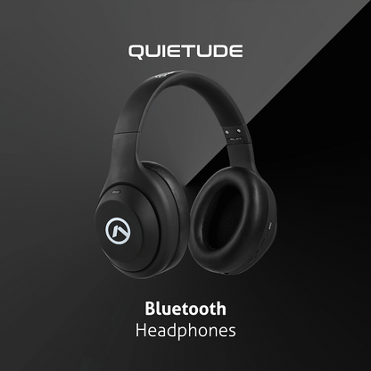 Amplify Quietude Bluetooth Headphones with Active Noise Cancelling - Black