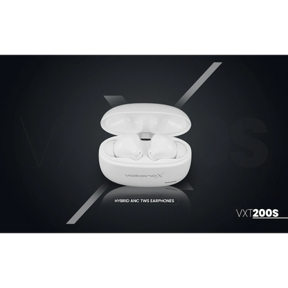 VolkanoX VXT200S Hybrid ANC TWS Earphones - White