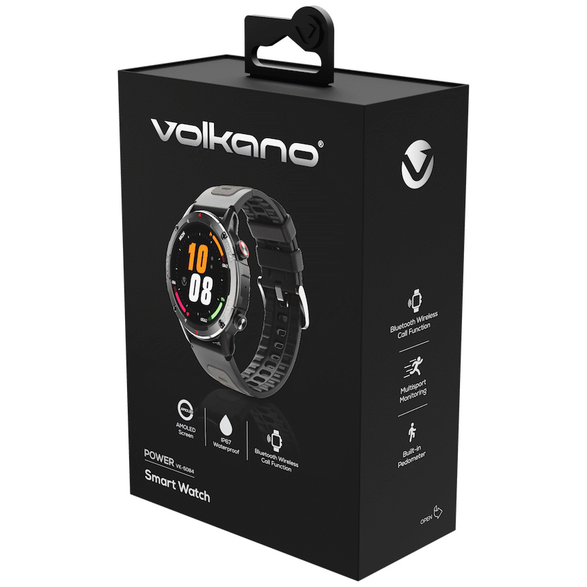 Volkano Power Series Smart Watch - Black