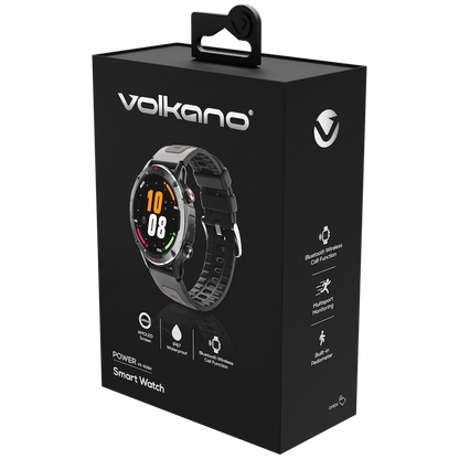 Volkano Power Series Smart Watch - Black