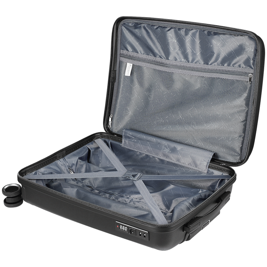 Travelwize Tourer PP 55cm 4-wheel Spinner Luggage Black