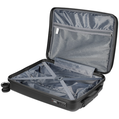 Travelwize Tourer PP 55cm 4-wheel Spinner Luggage Black