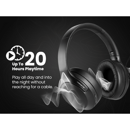 Volkano Odyssey ANC Bluetooth Wireless Headphone - Black