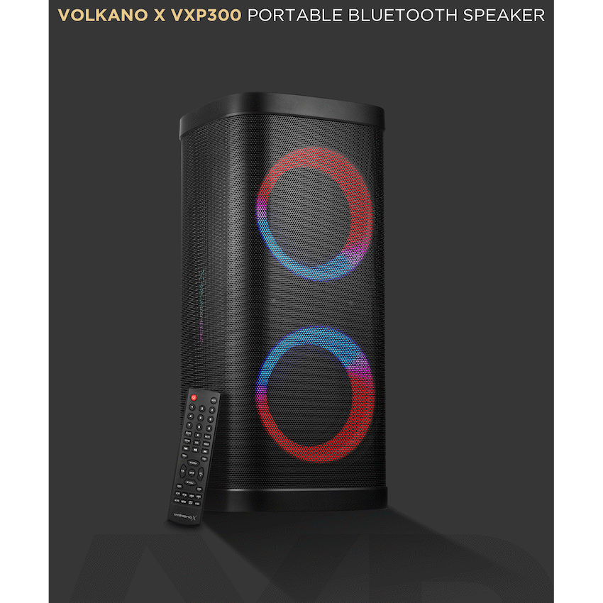 VolkanoX VXP300 Dual 6.5" Party Speaker - Black