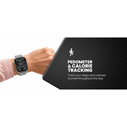 Volkano Active Tech Serene series Watch with heart rate monitor - Silver