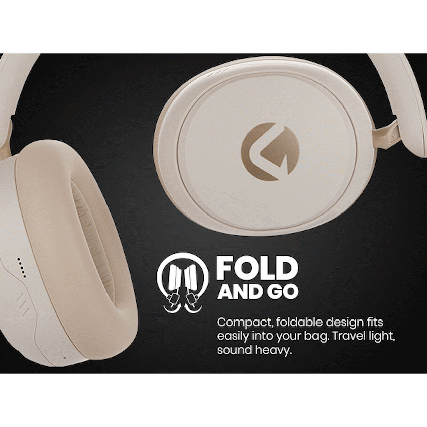 Volkano Lexi Bluetooth Headphone with ANC - Nude