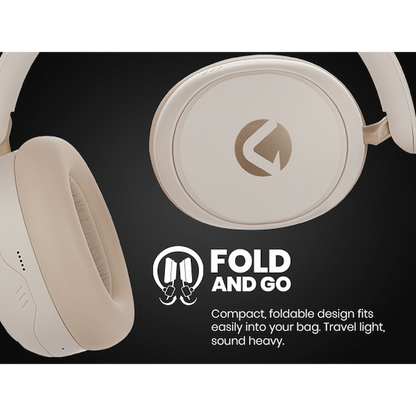 Volkano Lexi Bluetooth Headphone with ANC - Nude