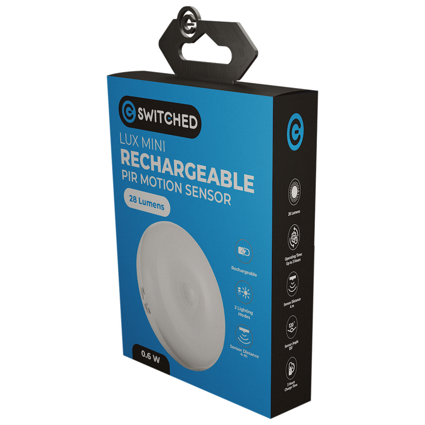 Switched Lux Mini Rechargeable Motion Sensor Night Light