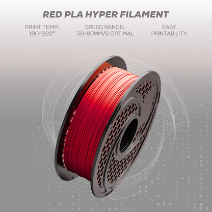 SA Filament PLA Hyper Filament 1kg - Red