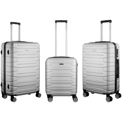 Travelwize Cabana ABS 4-Wheel Spinner 75cm Luggage - Platinum