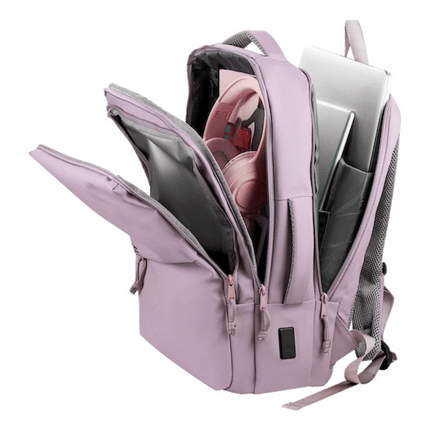 Volkano Under-Seat Traveller Backpack Pastel Pink