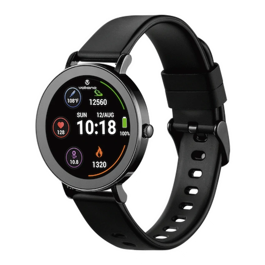Volkano Aurora Series Ladies Smart Watch - Black