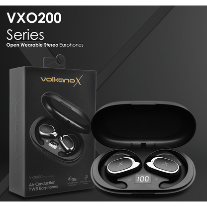 Volkano X VXO200 Open Wearable Stereo Earphones  - Black