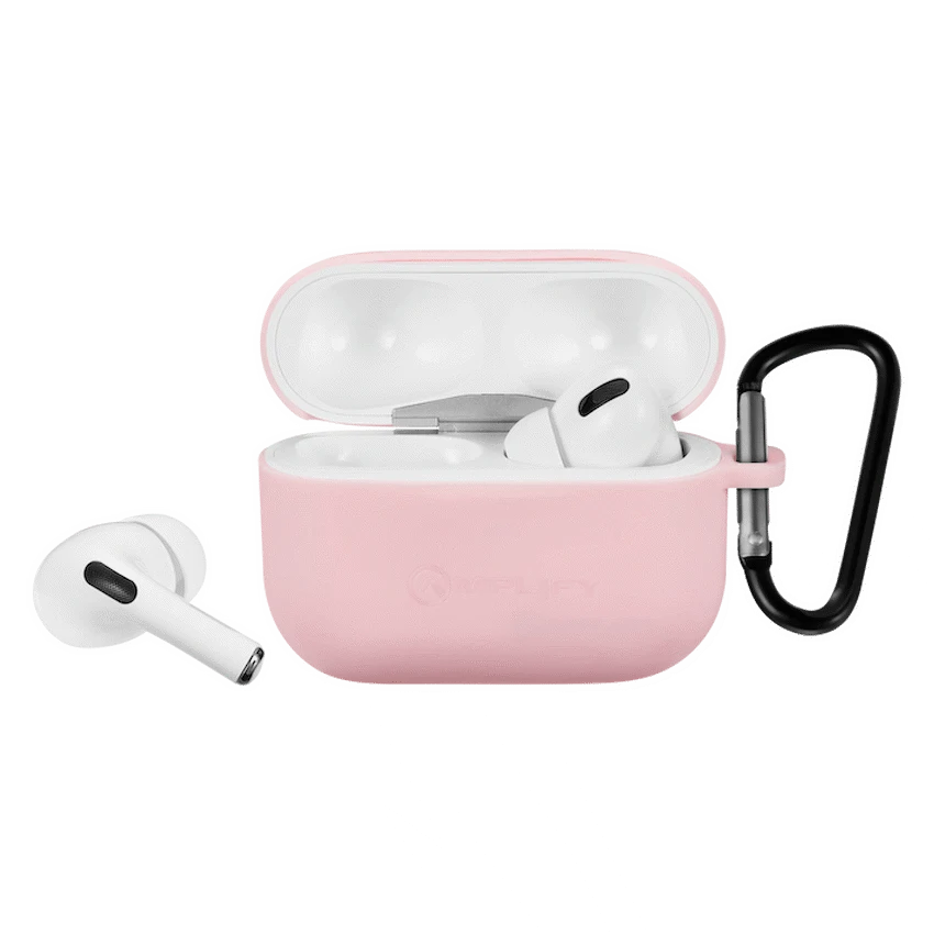 Amplify Note X Series TWS Earphones - White Case + Pink Cover