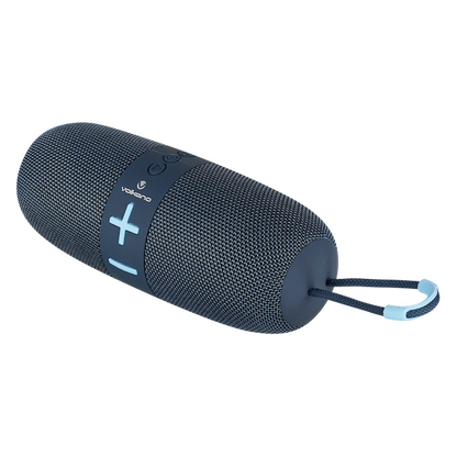 Volkano Flow Series Portable Bluetooth Speaker - Blue with Blue Buttons
